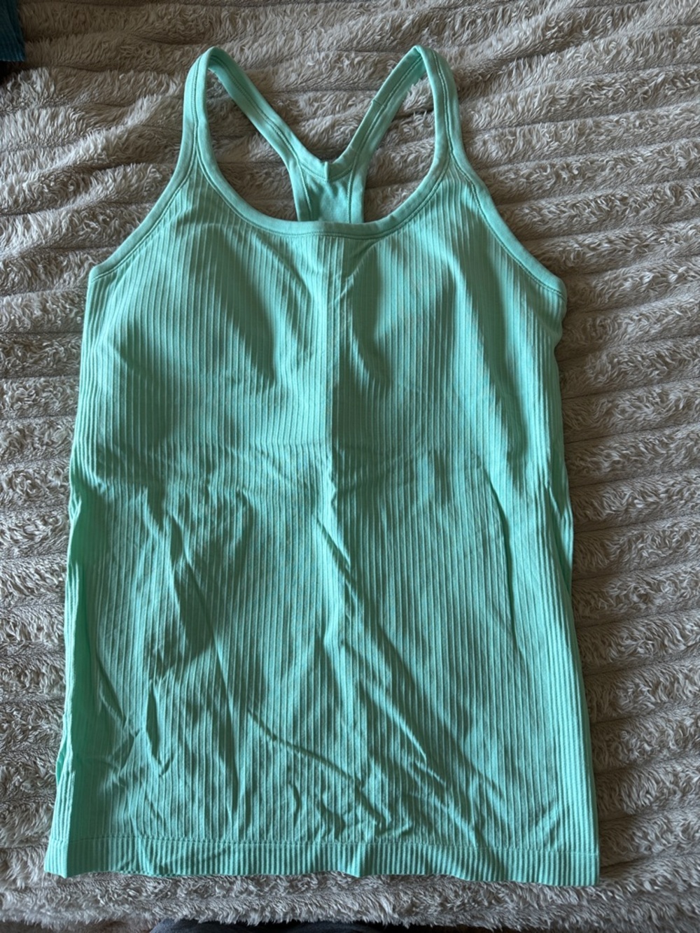 lululemon athletica Mint Ribbed Racerback Tank